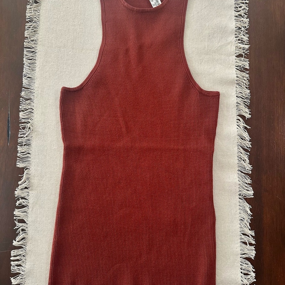 Madewell NWT Ribbed Cutaway Tank